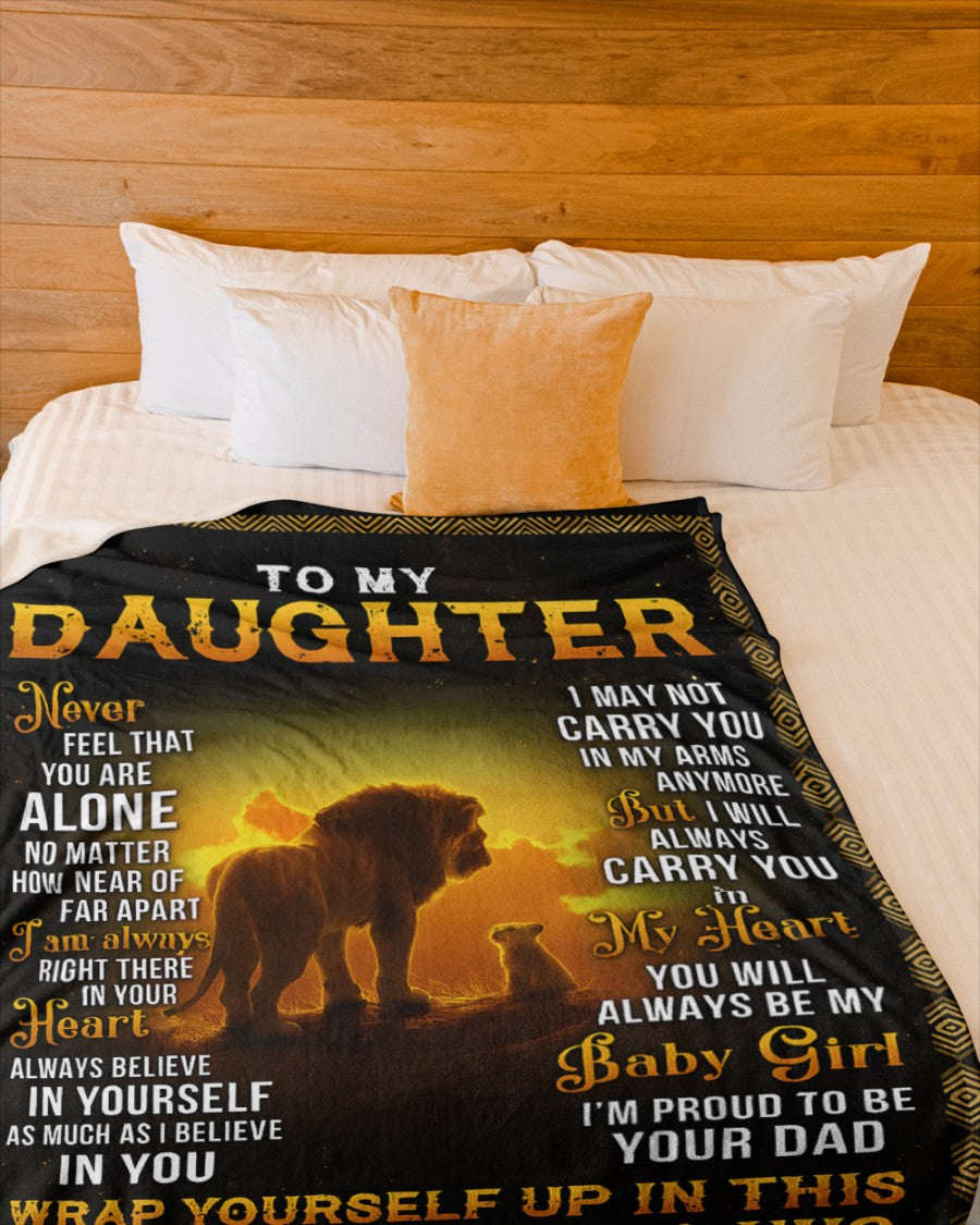 Special Gift For Your Daughter Blanket - From Dad (SKUB12-71)
