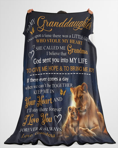 Special Gift For Your Granddaughter Blanket - From Grandma08
