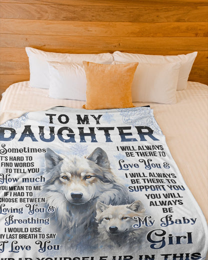 Special Gift For Your Daughter Blanket - From Mom (SKUB12-77)
