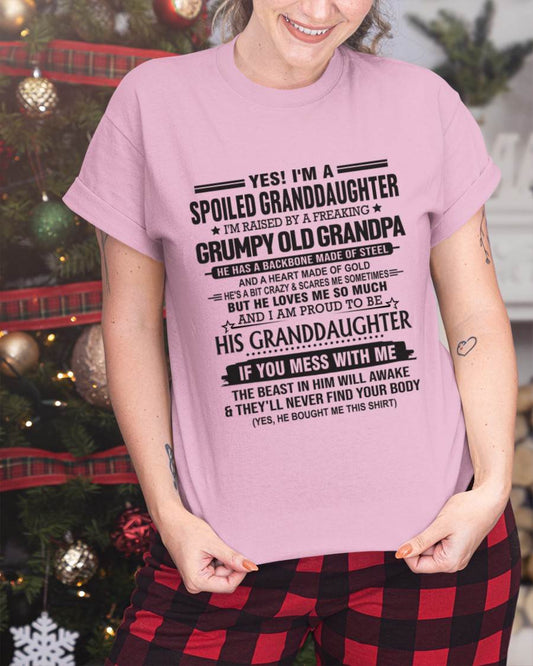 YES! I'M A SPOILED GRANDDAUGHTER I'M RAISED BY A FREAKING GRUMPY OLD GRANDPA - FROM GRANDPA - TLEE00 (SKU12-129-00)