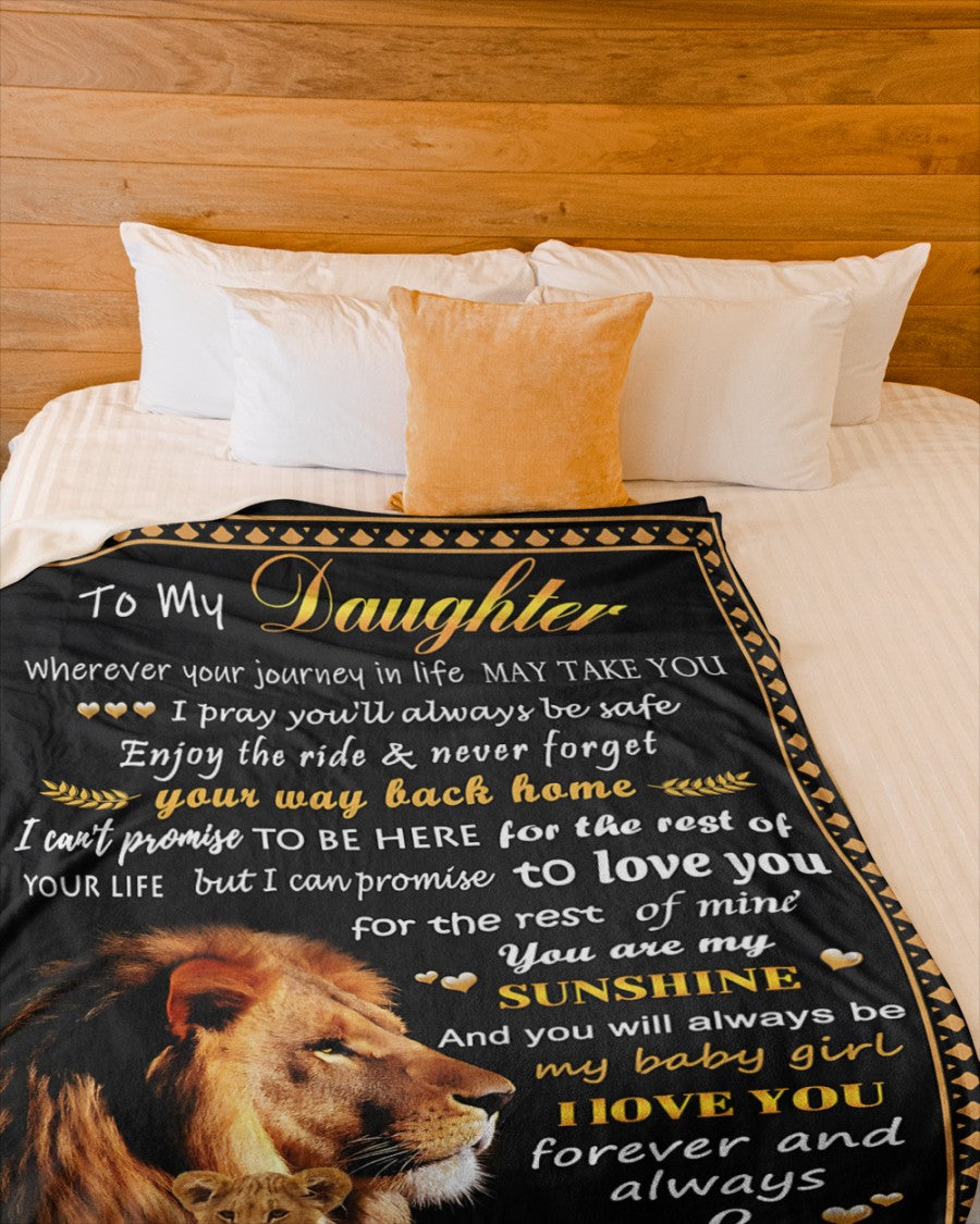 Special Gift For Your Daughter Blanket - From Dad (SKUB12-99)