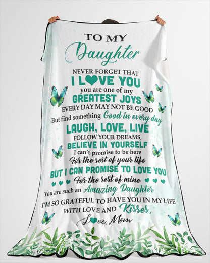Special Gift For Your Daughter Blanket - From Mom (SKUB12-229)