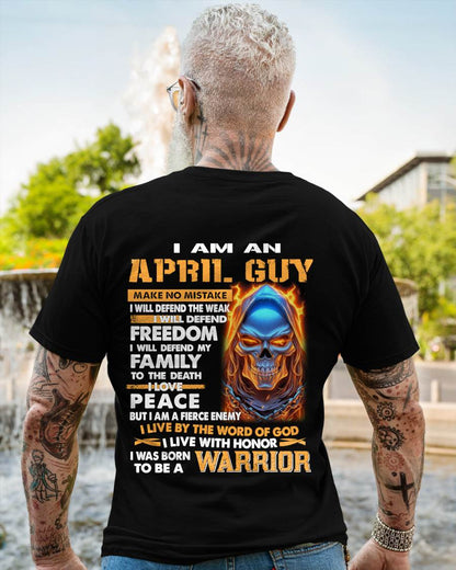 APRIL - A WARRIOR BY BLOOD, A BELIEVER BY HEART - GIFT FOR MAN - TLEE04 (SKU10-51-04)