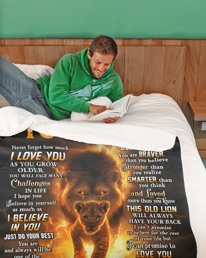 Special Gift For Your Son Blanket - From Dad (SKUB12-136)