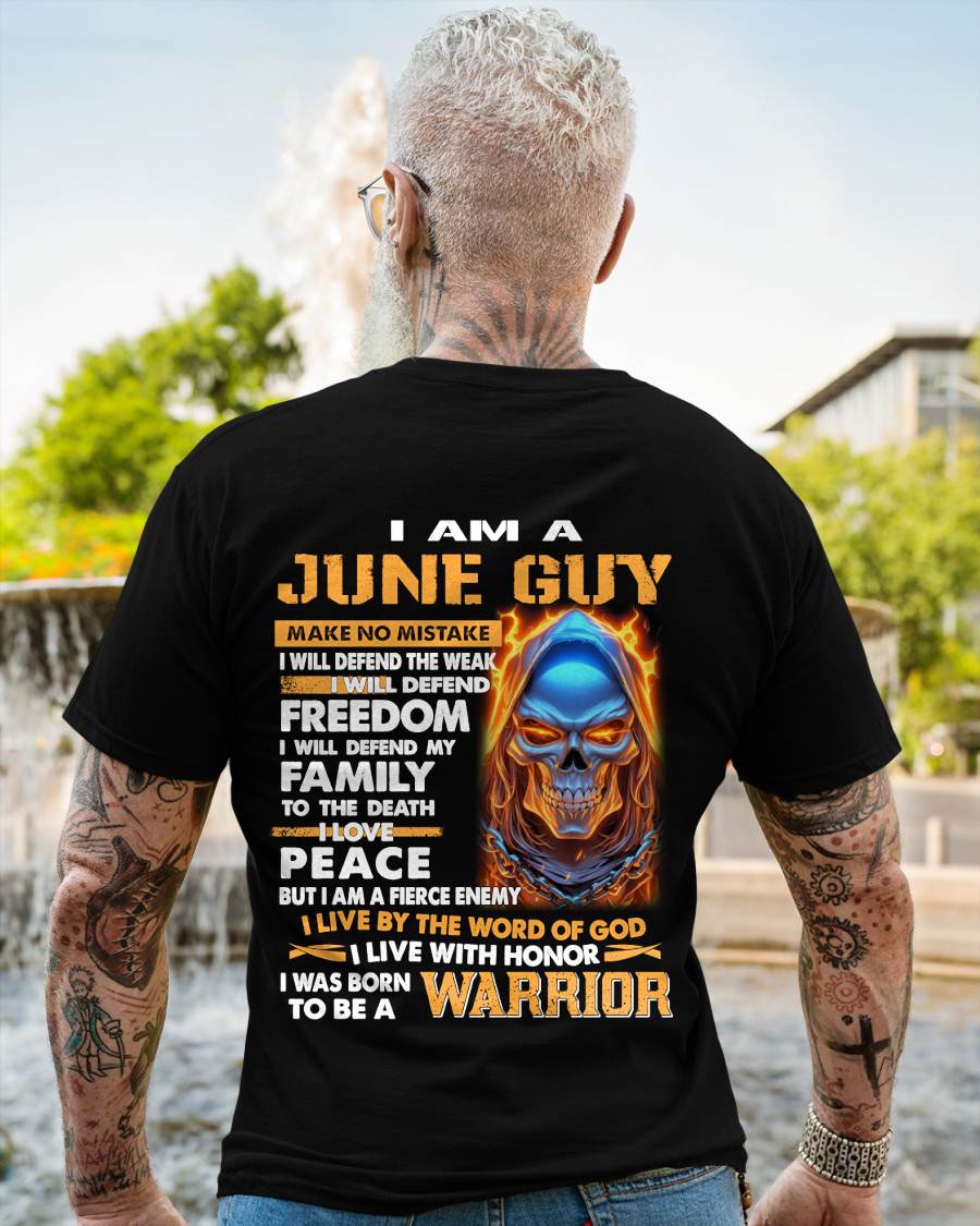 JUNE - A WARRIOR BY BLOOD, A BELIEVER BY HEART - GIFT FOR MAN - TLEE06 (SKU10-51-06)