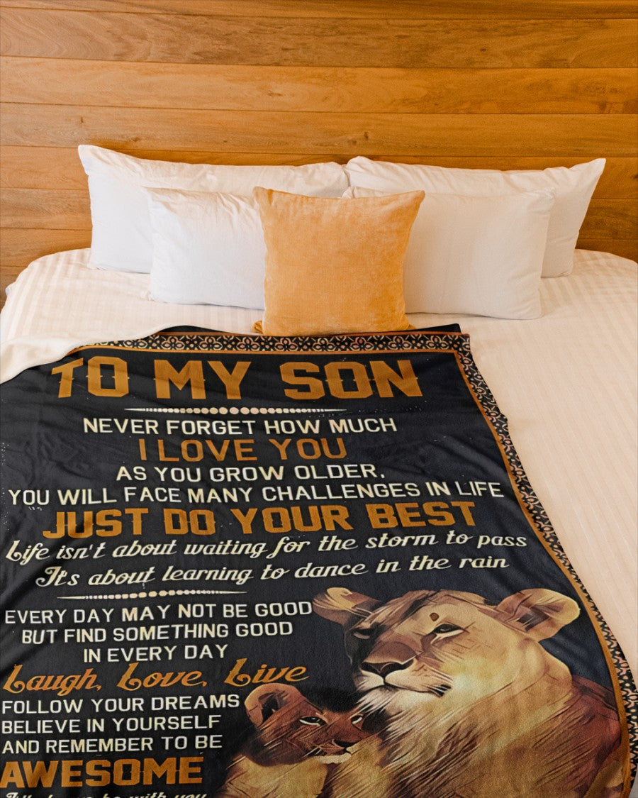 Special Gift For Your Son Blanket - From Mom (SKUB12-78)