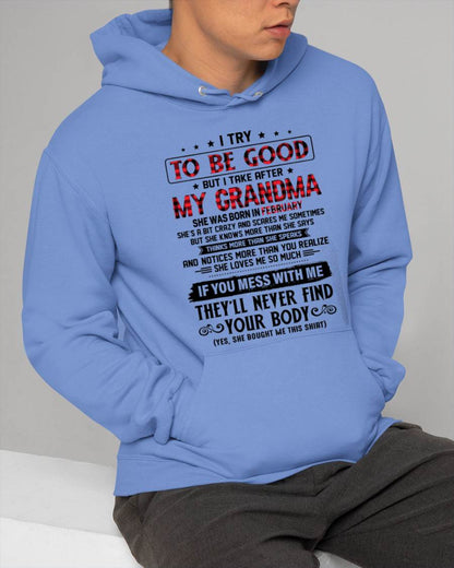 FEBRUARY - I TRY TO BE GOOD BUT I TAKE AFTER MY GRANDMA - FROM GRANDMA - TLEE02 (SKU07-102-02)