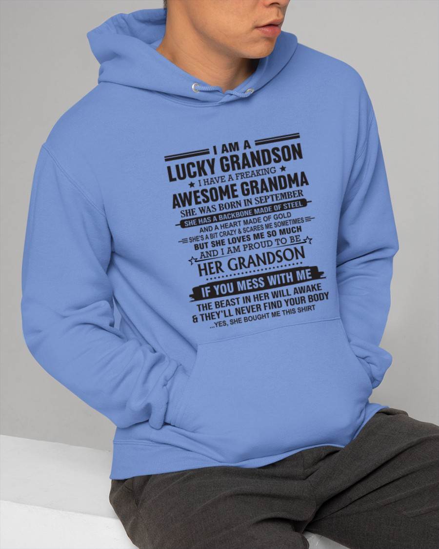 SEPTEMBER - GRANDSON OF A STRONG & LOVING GRANDMA - FROM GRANDMA - TLEE09 (SKU11-154-09)