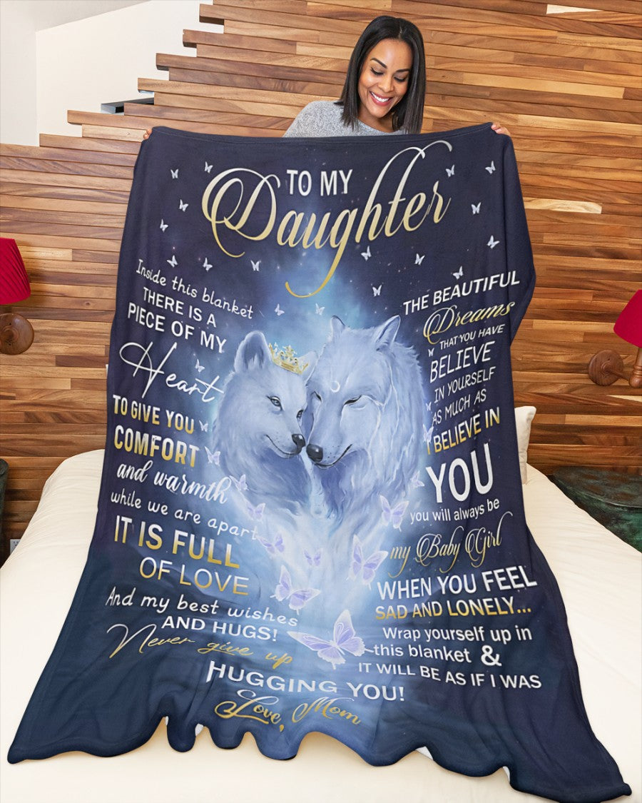 Special Gift For Your Daughter Blanket - From Mom (SKUB12-07)