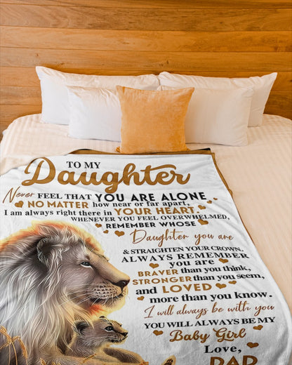Special Gift For Your Daughter Blanket - From Dad02