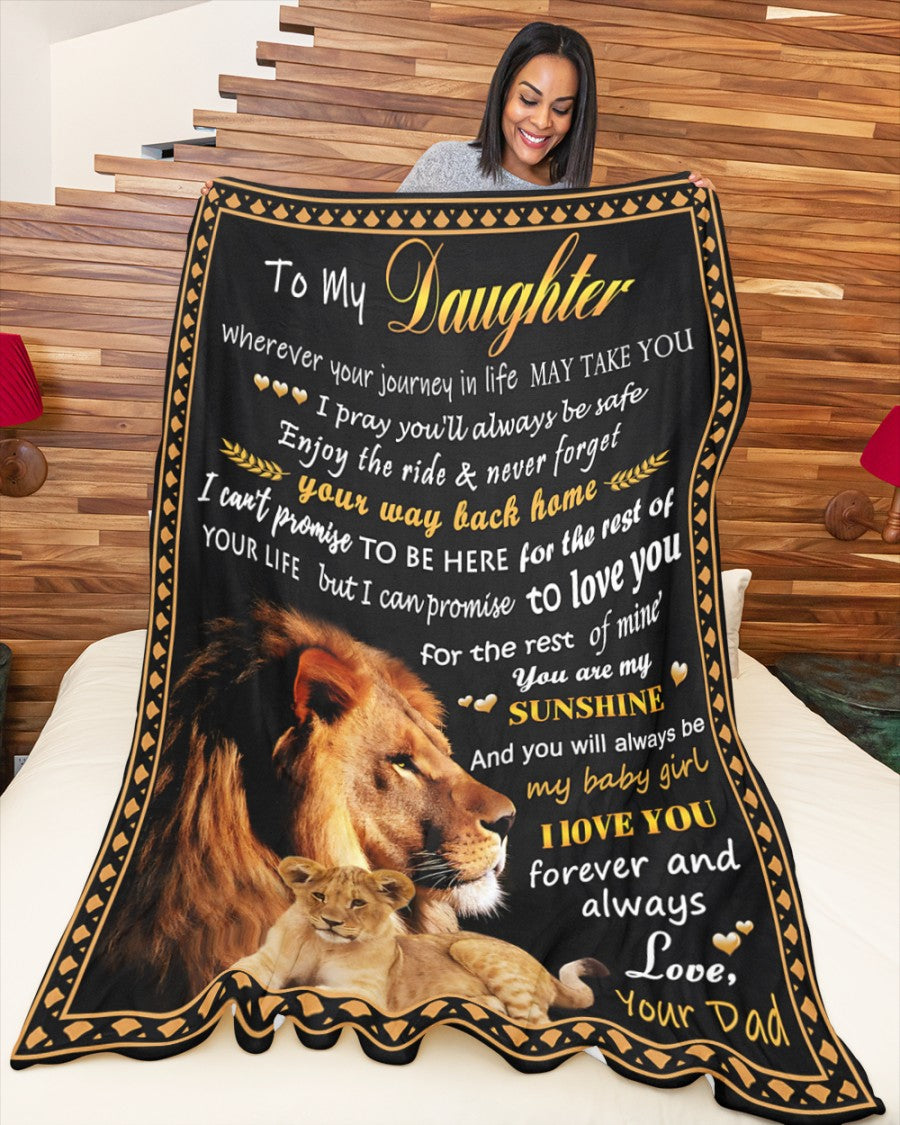 Special Gift For Your Daughter Blanket - From Dad (SKUB12-99)