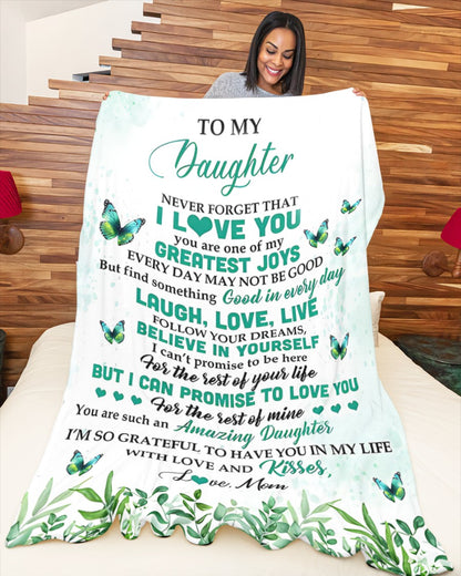 Special Gift For Your Daughter Blanket - From Mom (SKUB12-229)