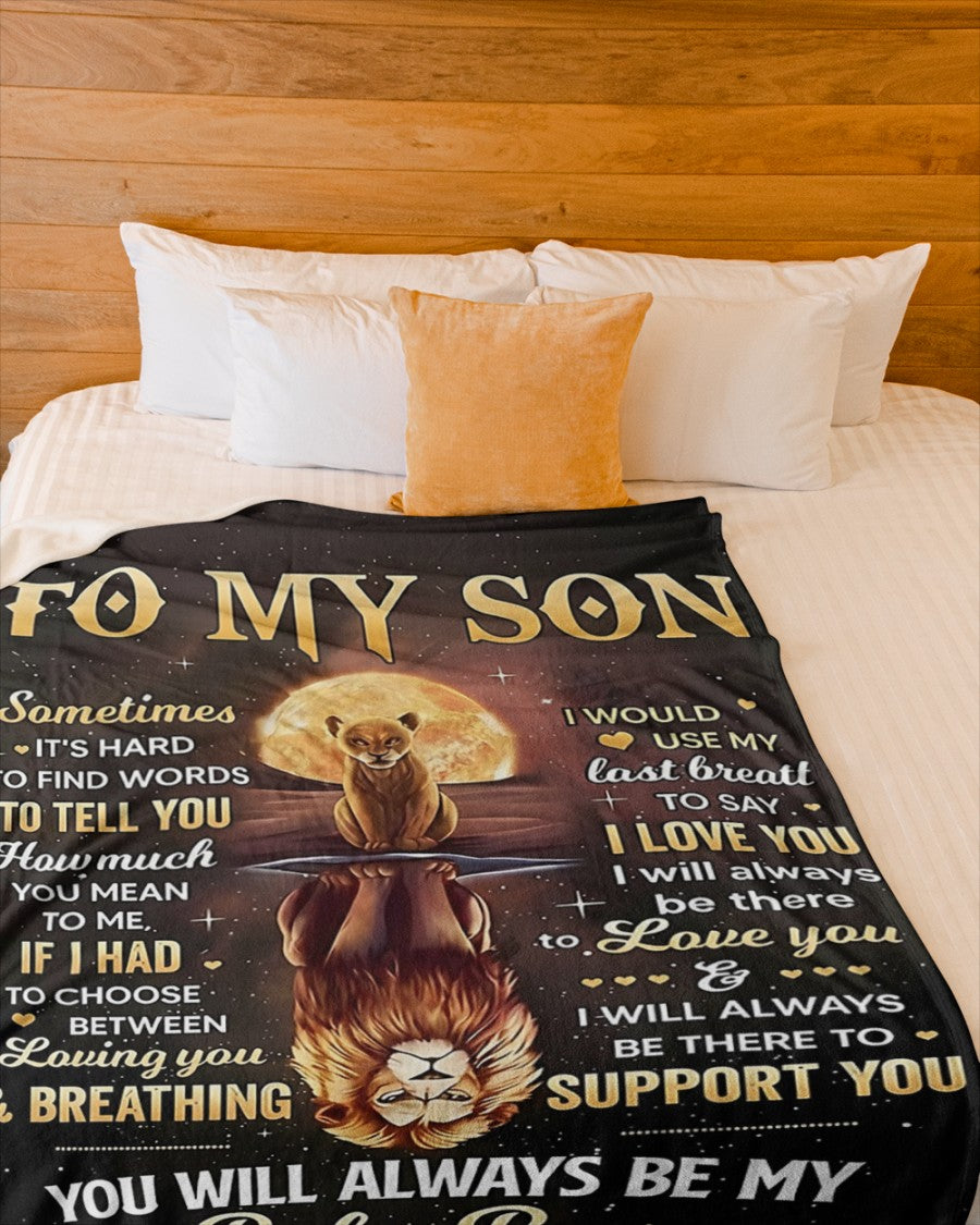Special Gift For Your Son Blanket - From Dad07