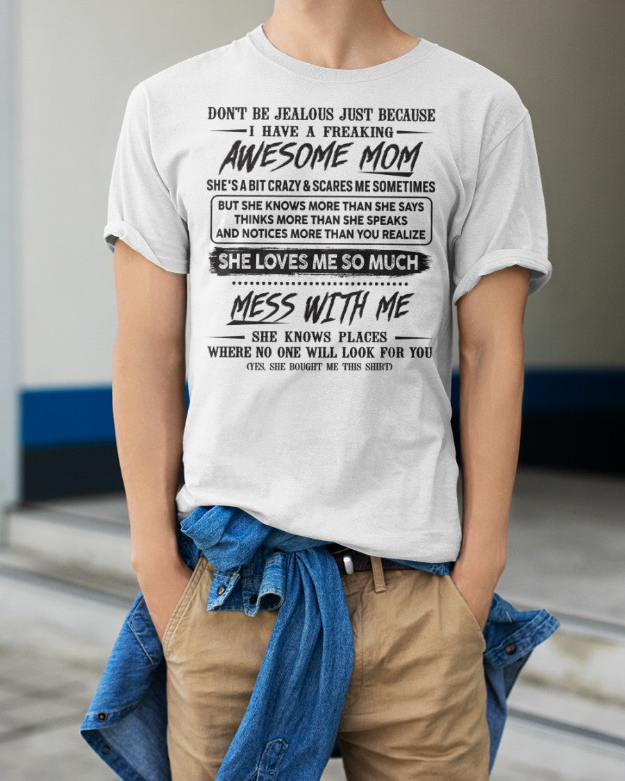 Awesome Mom - Perfect Gift For Your Son From Mom - TLEE00 (SKU TRI 03.03.03)
