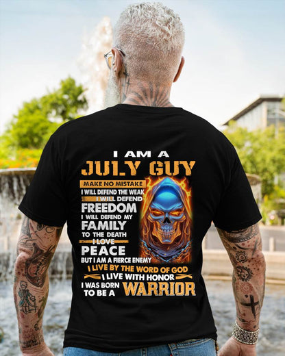 JULY - A WARRIOR BY BLOOD, A BELIEVER BY HEART - GIFT FOR MAN - TLEE07 (SKU10-51-07)