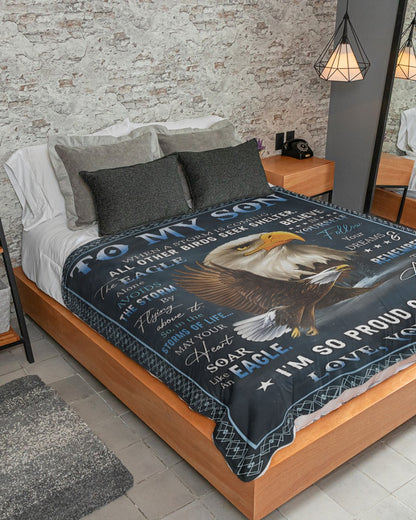 Special Gift For Your Son Blanket - From Dad (SKUB12-250)