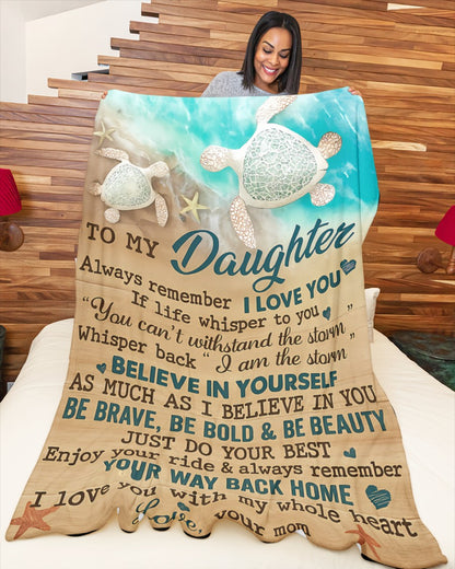 Special Gift For Your Daughter Blanket - From Mom