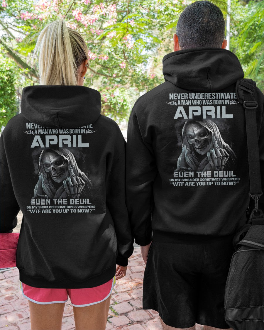 APRIL - NEVER UNDERESTIUNDER A MAN - T-SHIRT FOR MAN - TLEE04 (SKU08-05-04)