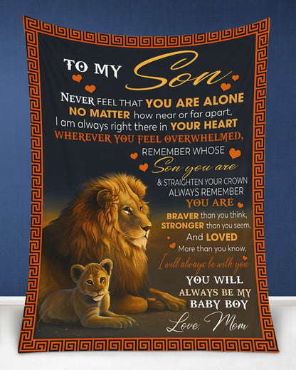 Special Gift For Your Son Blanket - From Mom (SKUB11-160)