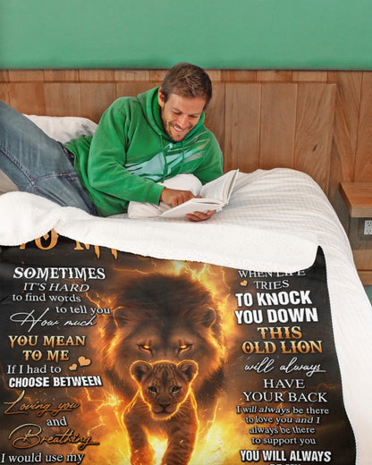 Special Gift For Your Daughter Blanket - From Dad (SKUB12-65)