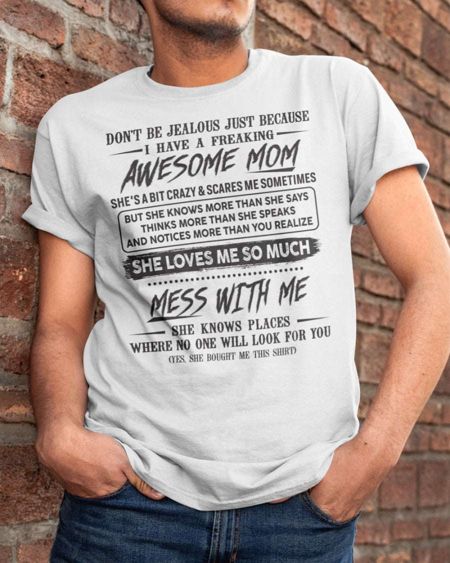 Awesome Mom - Perfect Gift For Your Son From Mom - TLEE00 (SKU TRI 03.03.03)