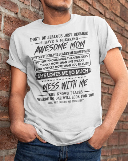 Awesome Mom - Perfect Gift For Your Son From Mom - TLEE00 (SKU TRI 03.03.03)