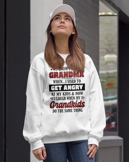 KNOW I'M A GRANDMA WHEN... I USED TO GET ANGRY AT MY KIDS & NOW I LAUGH WHEN MY GRANDKIDS DO THE SAME THING - from grandma TLEE00 (SKU07-111)