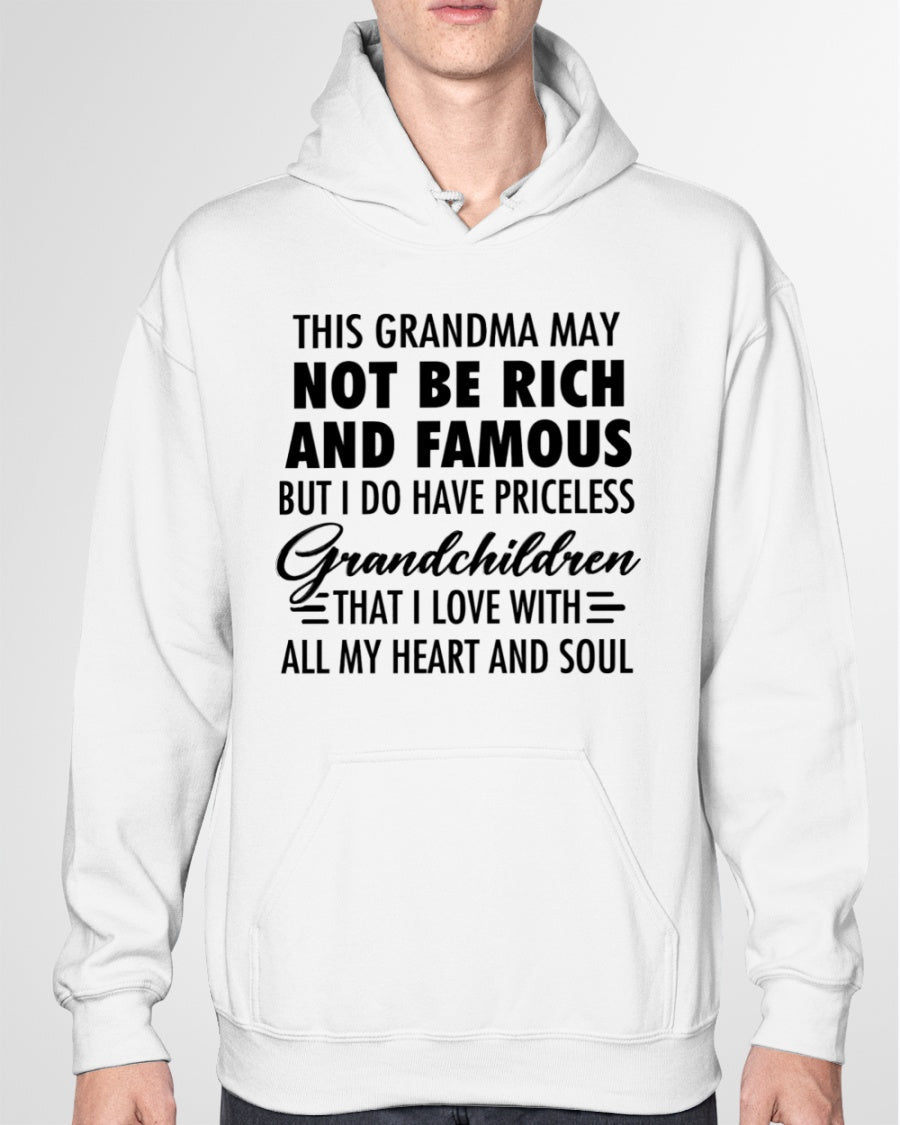THIS GRANDMA MAY NOT BE RICH AND FAMOUS BUT I DO HAVE PRICELESS Grandchildren - from grandma TLEE00