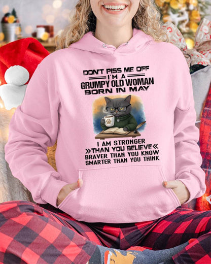 MAY - DON'T PISS ME OFF I'M A GRUMPY OLD WOMAN - FOR WOMEN - TLEE05 (SKU09-123-05)