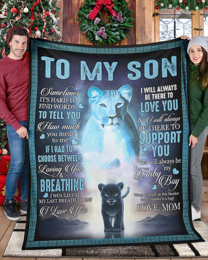 Special Gift For Your Son Blanket - From Mom (SKUB06-84) FULL