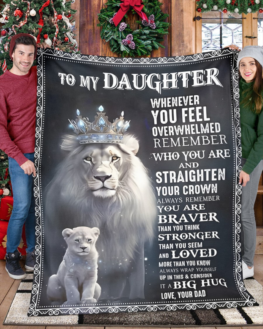 Special Gift For Your Daughter Blanket - From Dad (SKUB12-25)