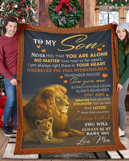 Special Gift For Your Son Blanket - From Mom (SKUB11-160)