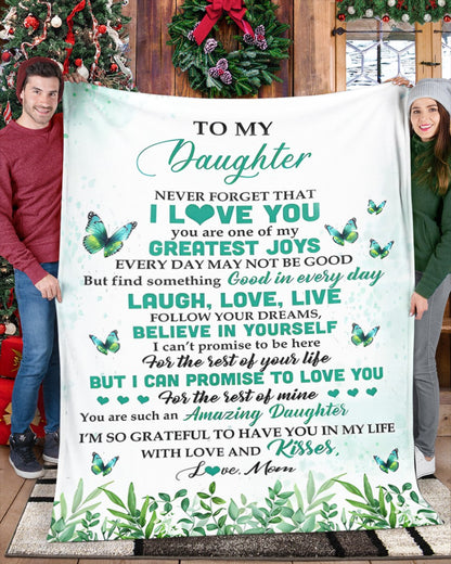 Special Gift For Your Daughter Blanket - From Mom (SKUB12-229)