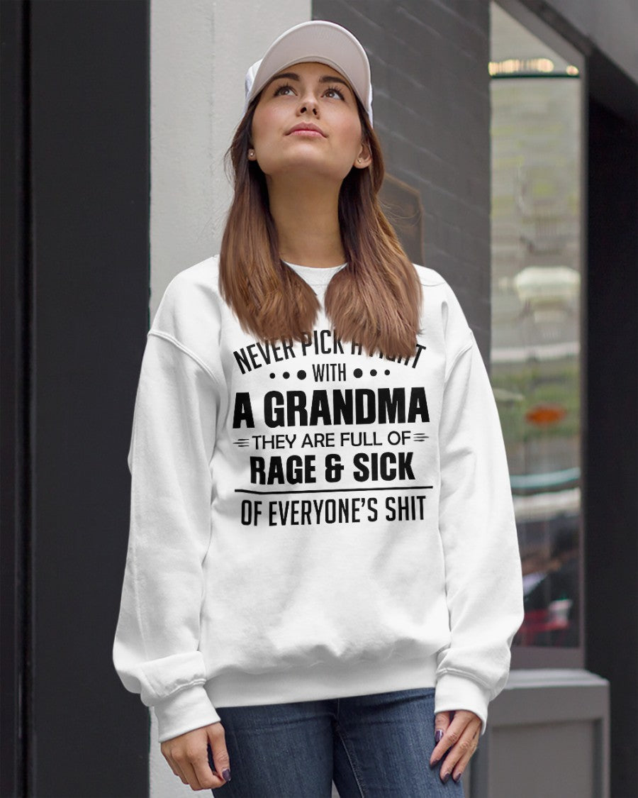 NEVER PICK A FIGHT WITH A GRANDMA THEY ARE FULL OF RAGE & SICK OF EVERYONE’S SHIT - from grandma TLEE00