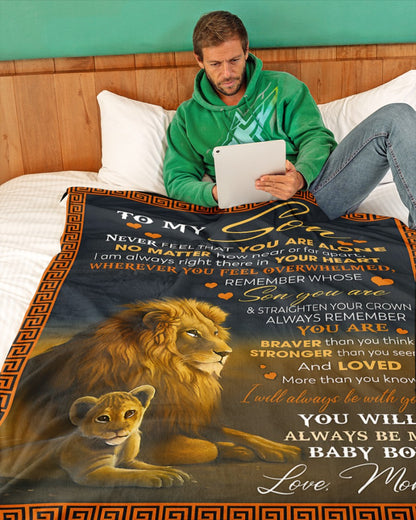 Special Gift For Your Son Blanket - From Mom (SKUB11-160)
