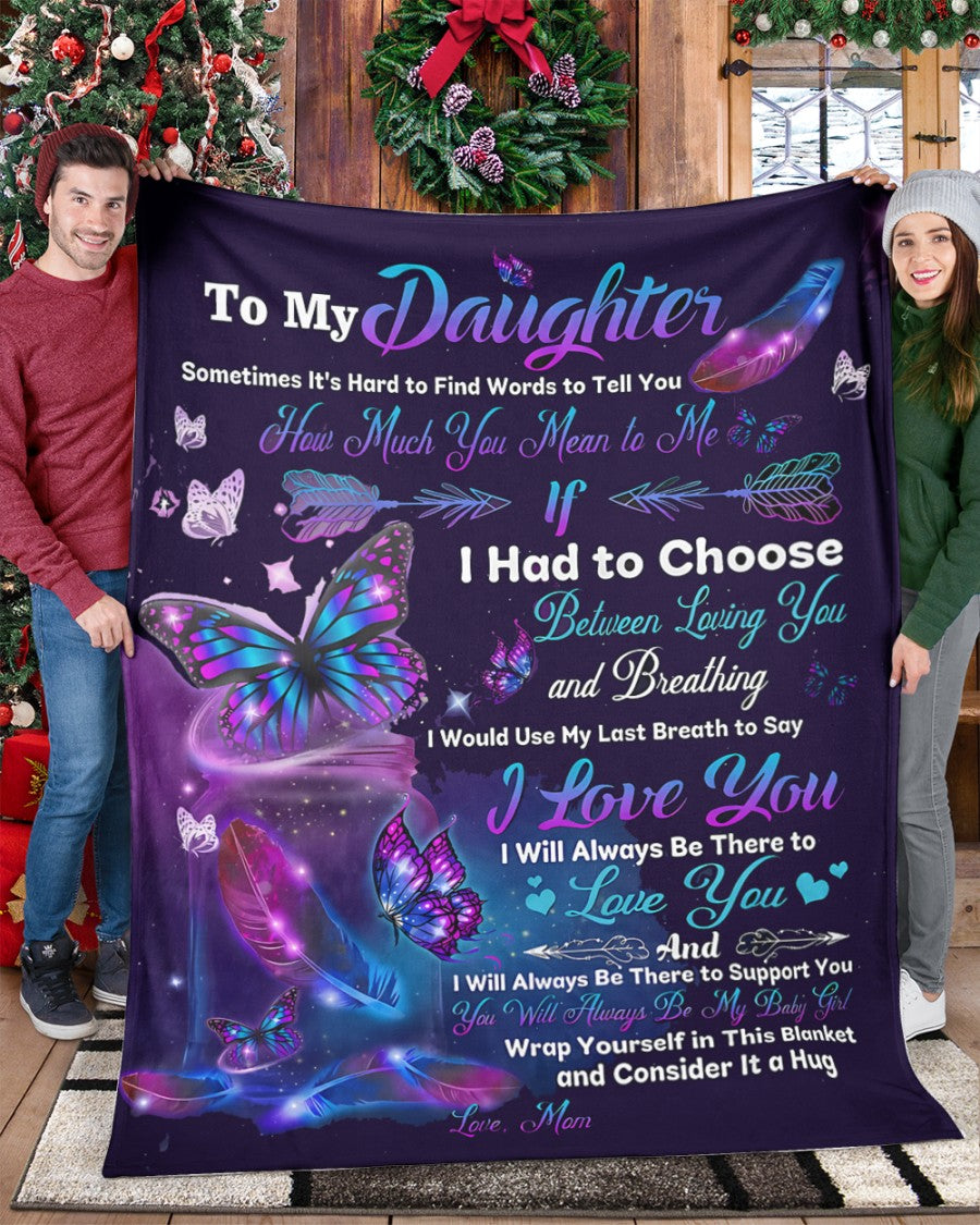 Special Gift For Your Daughter Blanket - From Mom - TLEE00 (SKUB-TLEE)