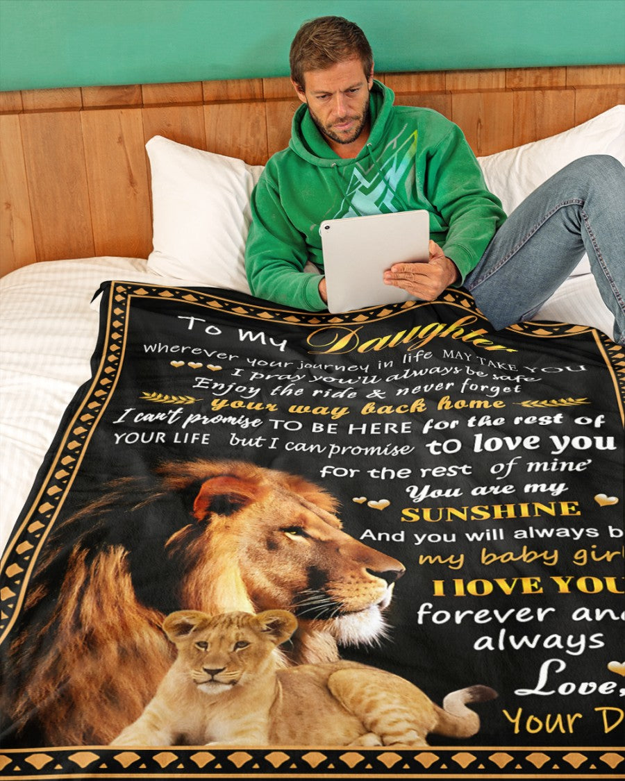 Special Gift For Your Daughter Blanket - From Dad (SKUB12-99)
