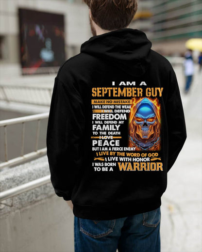 SEPTEMBER - A WARRIOR BY BLOOD, A BELIEVER BY HEART - GIFT FOR MAN - TLEE09 (SKU10-51-09)