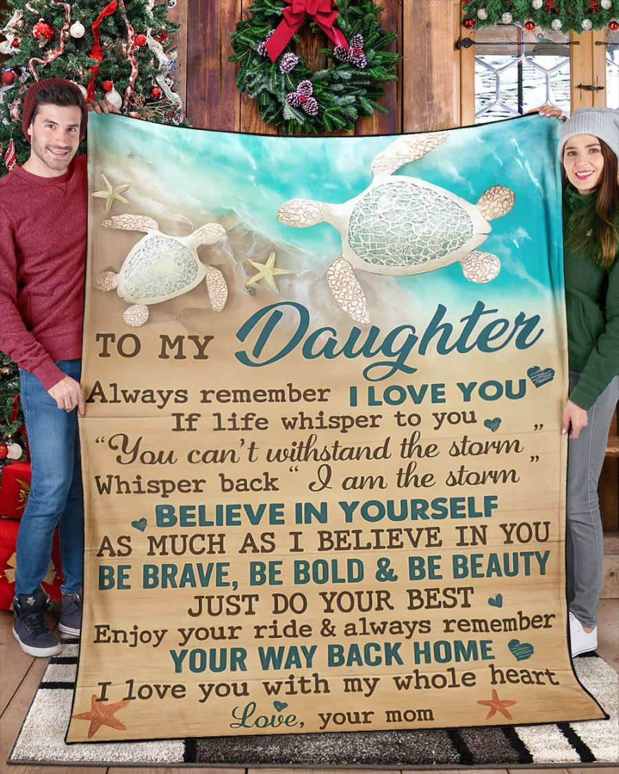 Special Gift For Your Daughter Blanket - From Mom