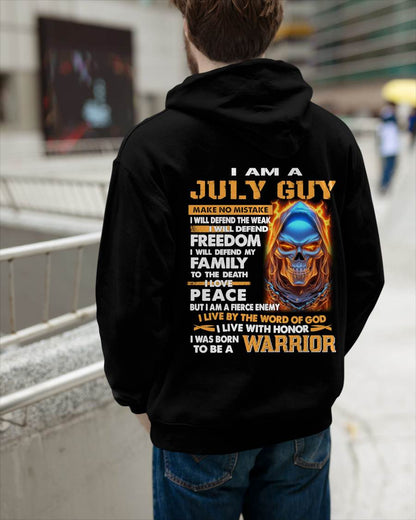 JULY - A WARRIOR BY BLOOD, A BELIEVER BY HEART - GIFT FOR MAN - TLEE07 (SKU10-51-07)