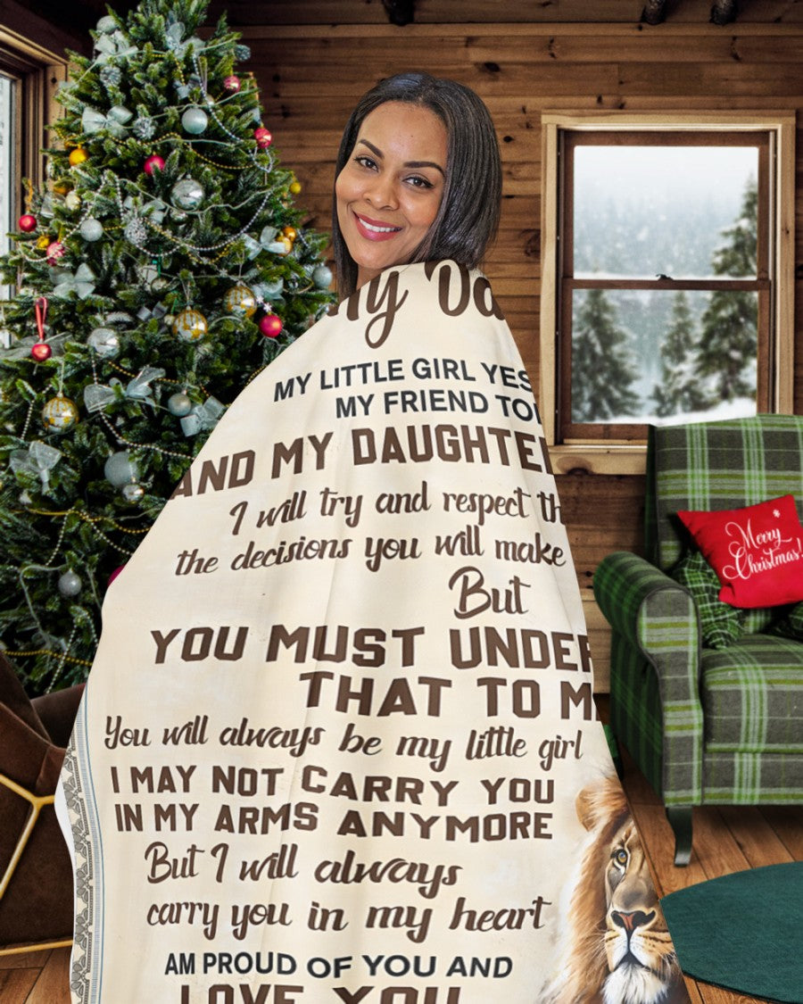 Special Gift For Your Daughter Blanket - From Dad (SKUB11-162)