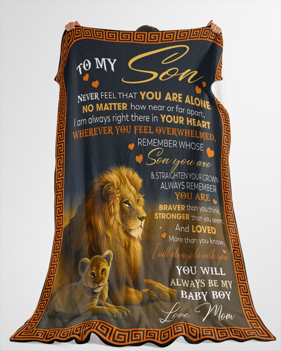 Special Gift For Your Son Blanket - From Mom (SKUB11-160)