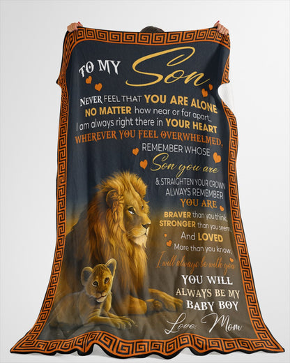 Special Gift For Your Son Blanket - From Mom (SKUB11-160)