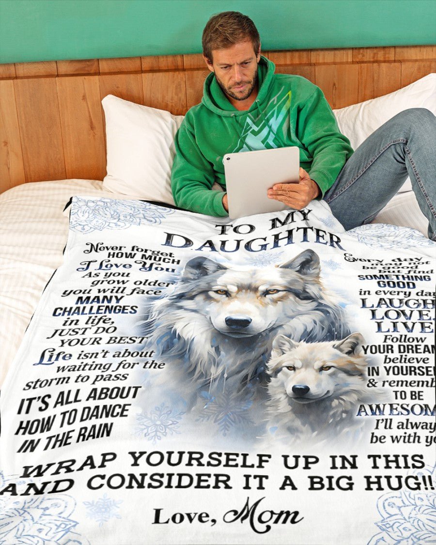 Special Gift For Your Daughter Blanket - From Mom (SKUB12-98)