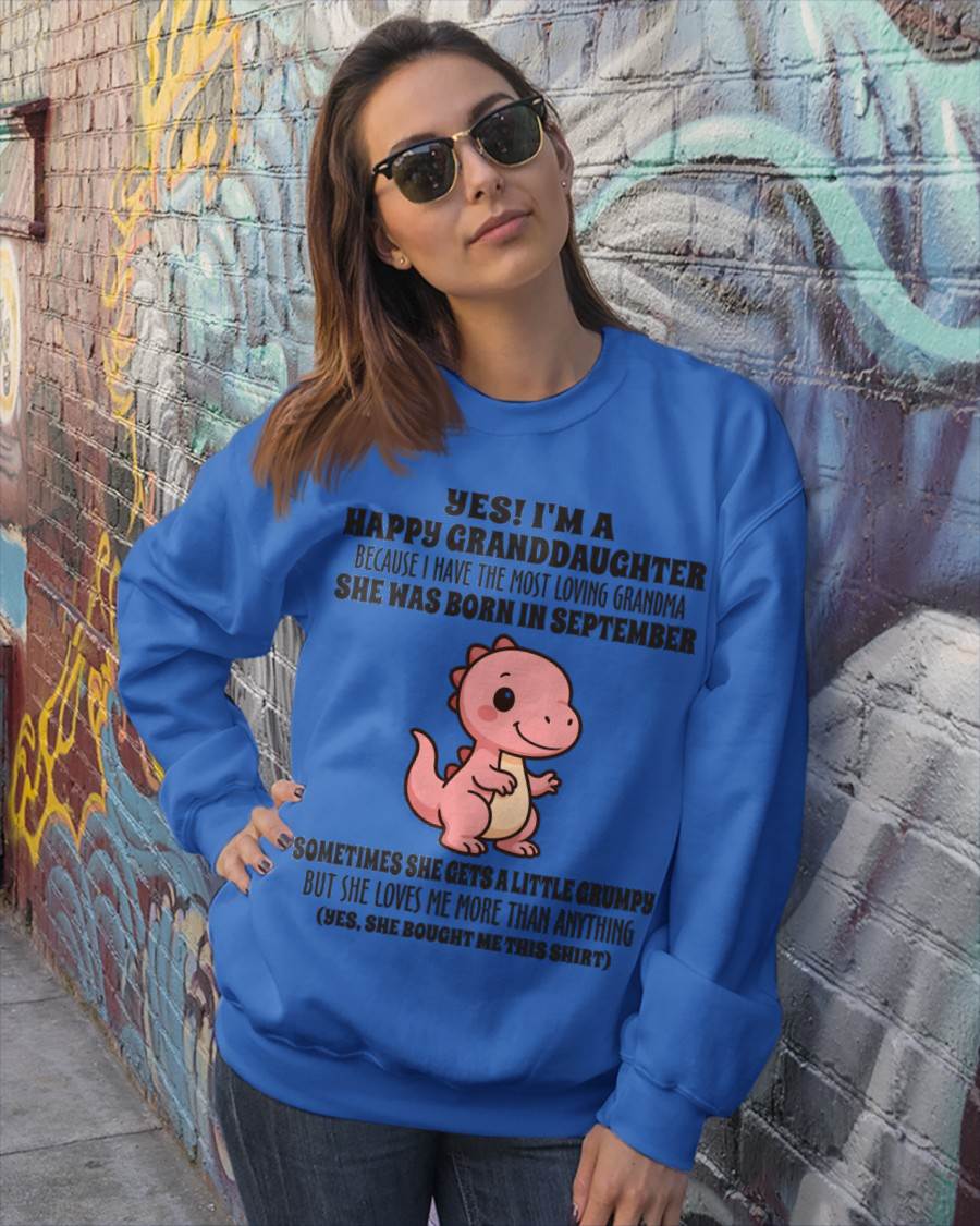 SEPTEMBER - YES! I'M A HAPPY GRANDDAUGHTER BECAUSE I HAVE THE MOST LOVING GRANDMA - FROM GRANDMA - TLEE09 (SKU09-71-09)