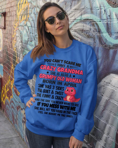 APRIL - YOU CAN'T SCARE ME I HAVE A CRAZY GRANDMA - FROM GRANDMA - TLEE04 (SKU09-114-04)