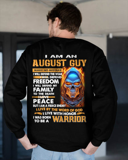 AUGUST - A WARRIOR BY BLOOD, A BELIEVER BY HEART - GIFT FOR MAN - TLEE08 (SKU10-51-08)