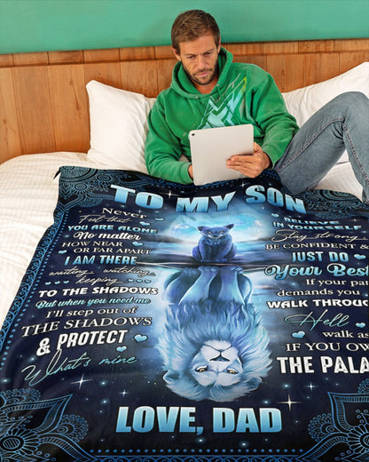 Special Gift For Your Son Blanket - From Dad (SKUB11-151)
