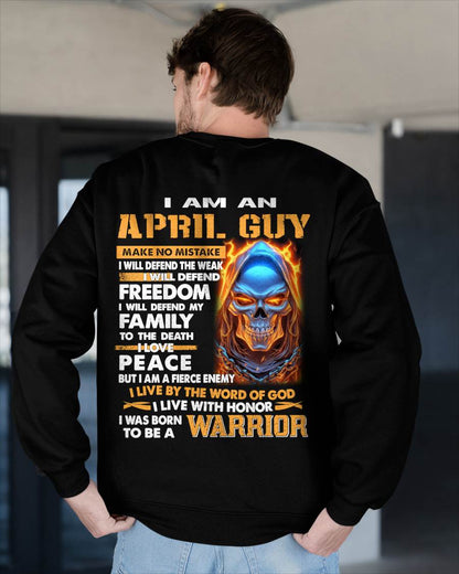APRIL - A WARRIOR BY BLOOD, A BELIEVER BY HEART - GIFT FOR MAN - TLEE04 (SKU10-51-04)