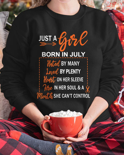 A GIRL BORN IN JULY – WITH A WARM HEART, A FIERY SOUL, AND A MOUTH THAT’S HARD TO CONTROL - FOR WOMEN - TLEE07 (SKU10-55-07)